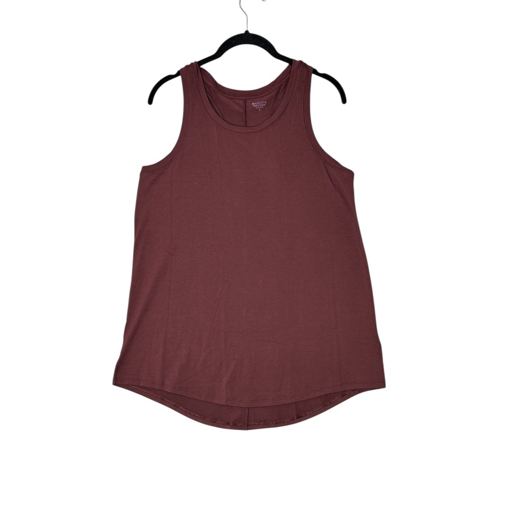 Athleta Womens Wih Ease Tank 2.0 Camisole Small Active Workout Burgundy‎
